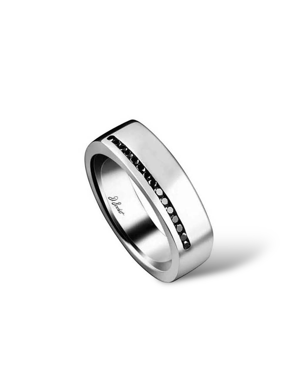 Luxury signet ring with a sleek and elegant design, ideal for wedding or engagement.