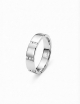 Modern women's wedding band in platinum with eight rows of white diamonds, featuring a sophisticated design.